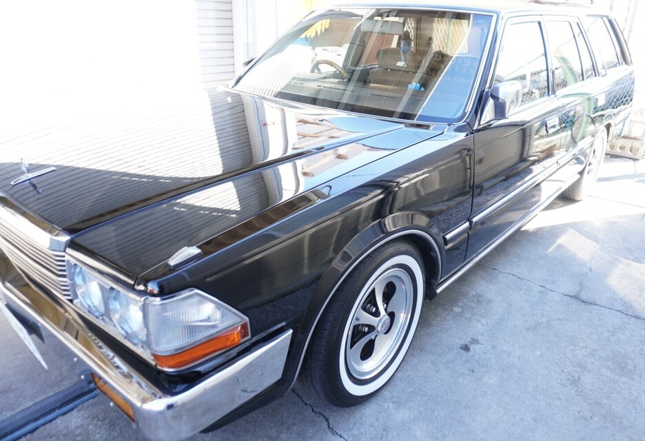 施工後　日産　グロリア（ブルー）　サイド