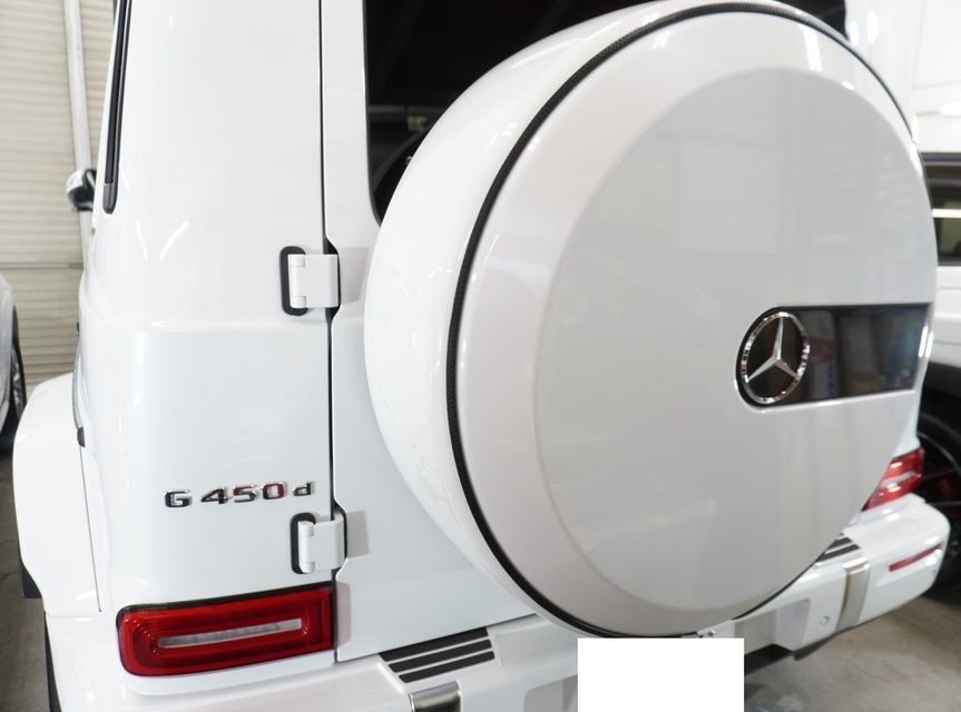 施工後　メルセデスベンツG450（ホワイト）　リア