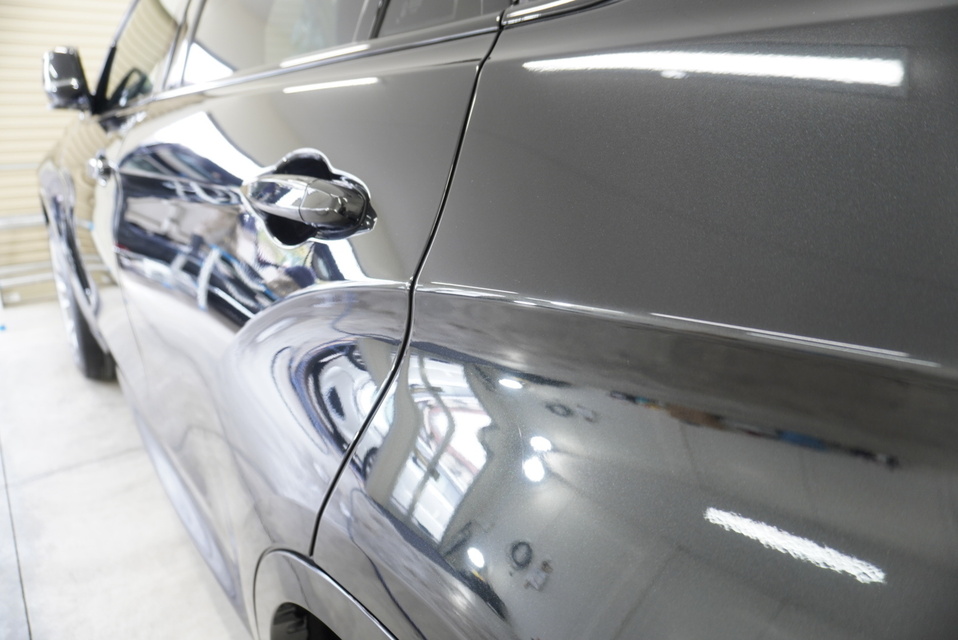 施工後　BMWX6(ブラック）サイド