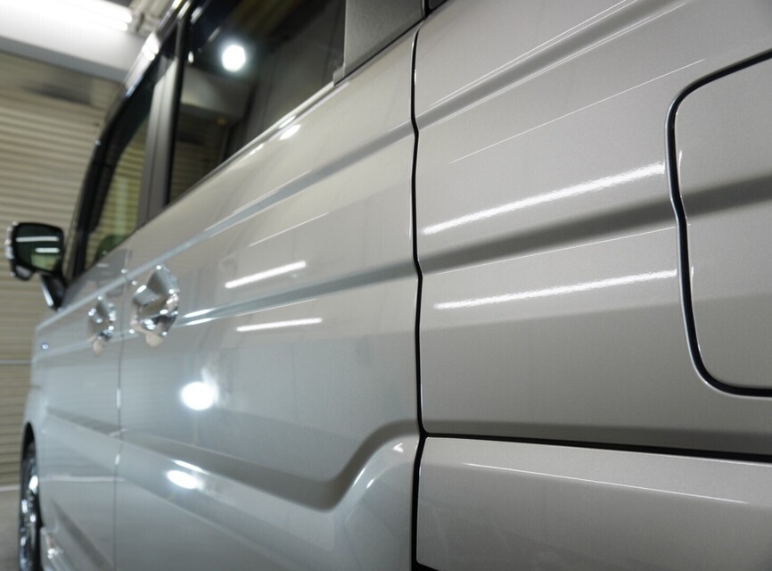 施工後　スズキ　スペーシア(グレー）サイド