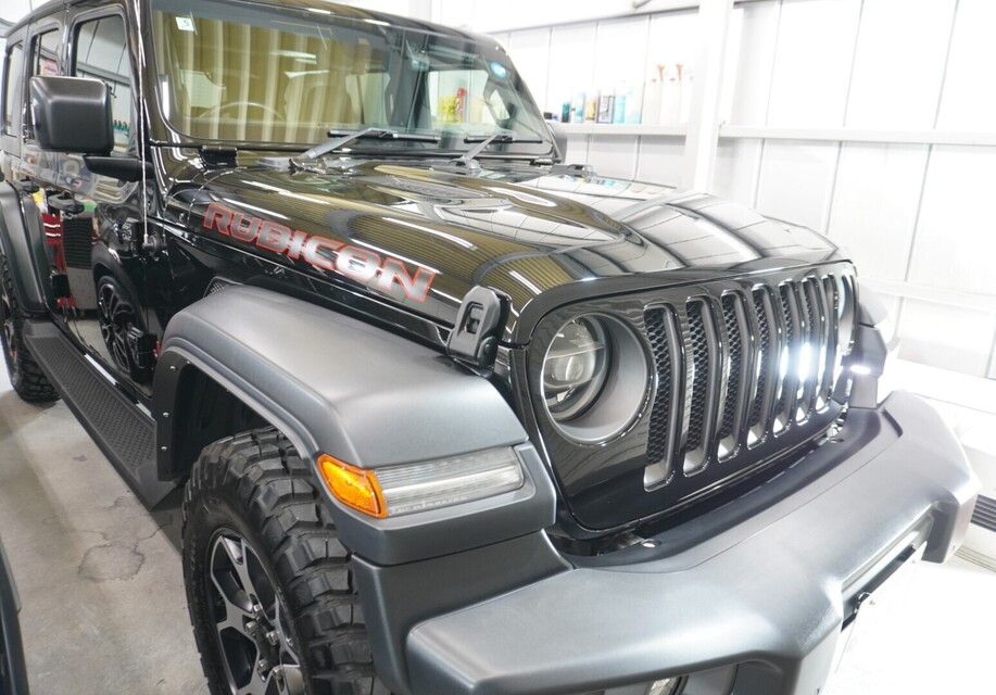 施工後　Jeepラングラー(ブラック）　車全体
