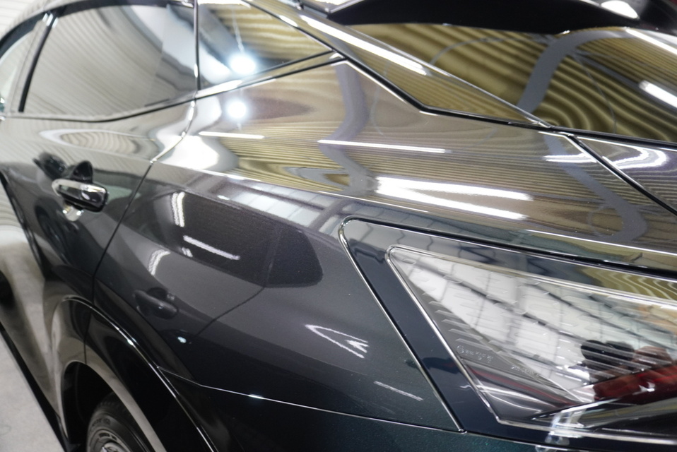 施工後　日産アリア(ブラック）　　リアサイド