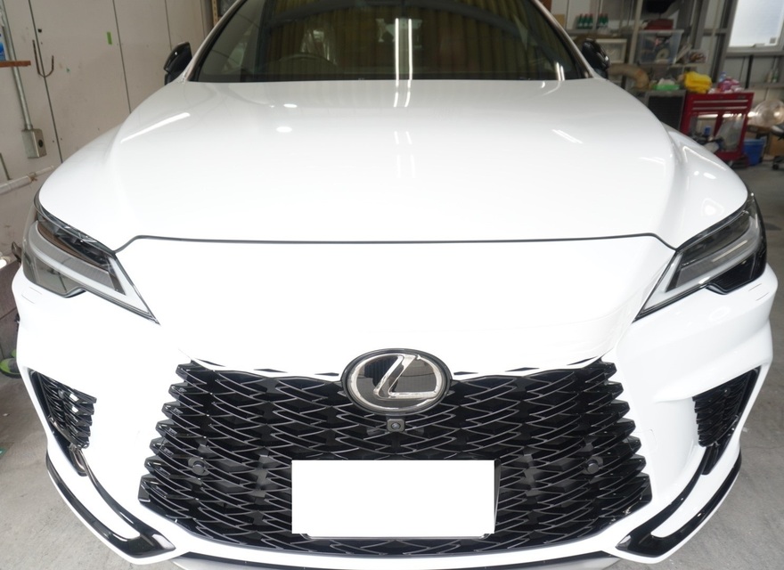 施工後　レクサスRX（ホワイト）　フロント