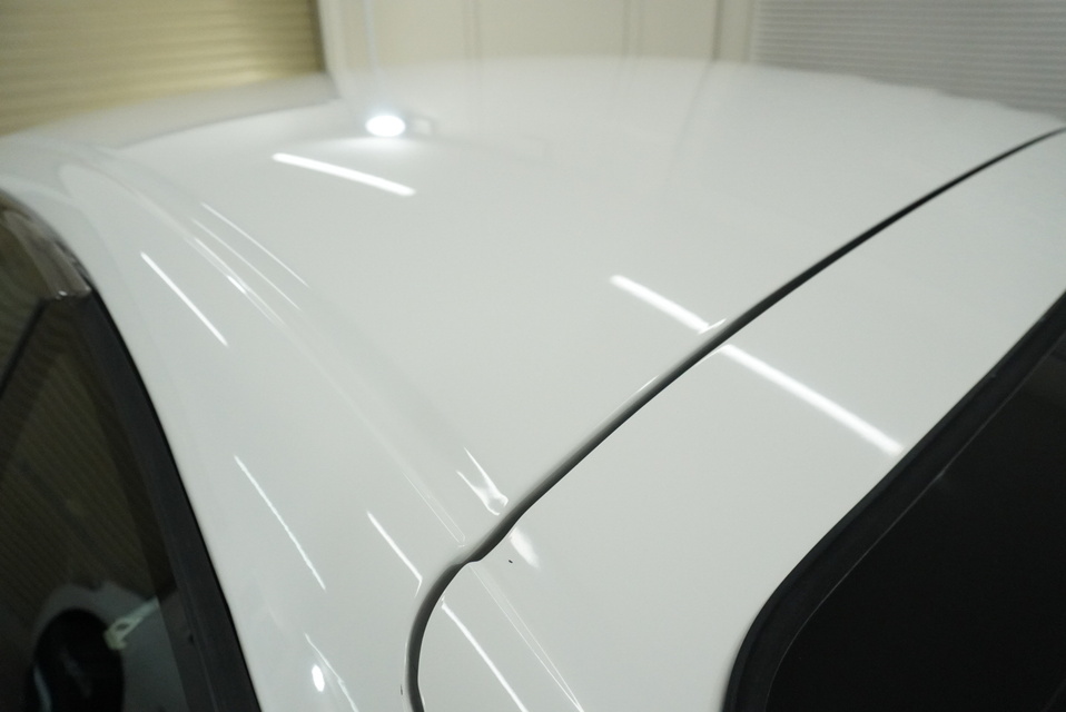 施工後　トヨタ　セリカ（ホワイト）　ルーフ面