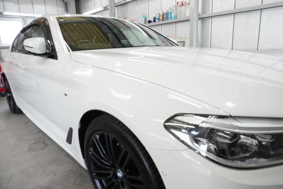 施工後　BMW420（ホワイト）　フロントサイド