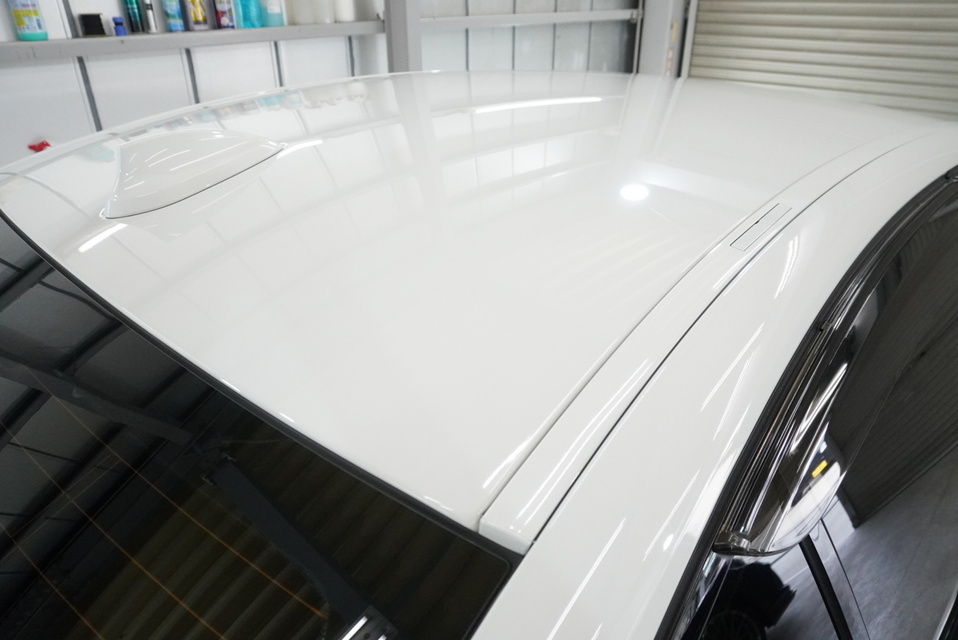 施工後　BMW420（ホワイト）　ルーフ面