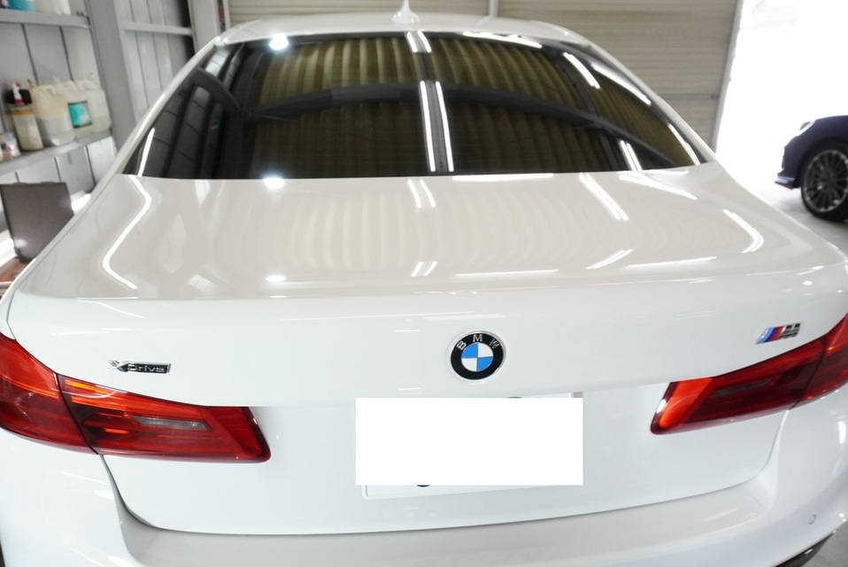施工後　BMW420（ホワイト）　リア