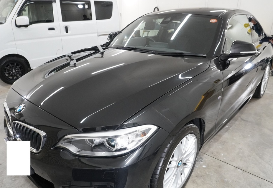 施工後　BMW220（ブラック）　車全体