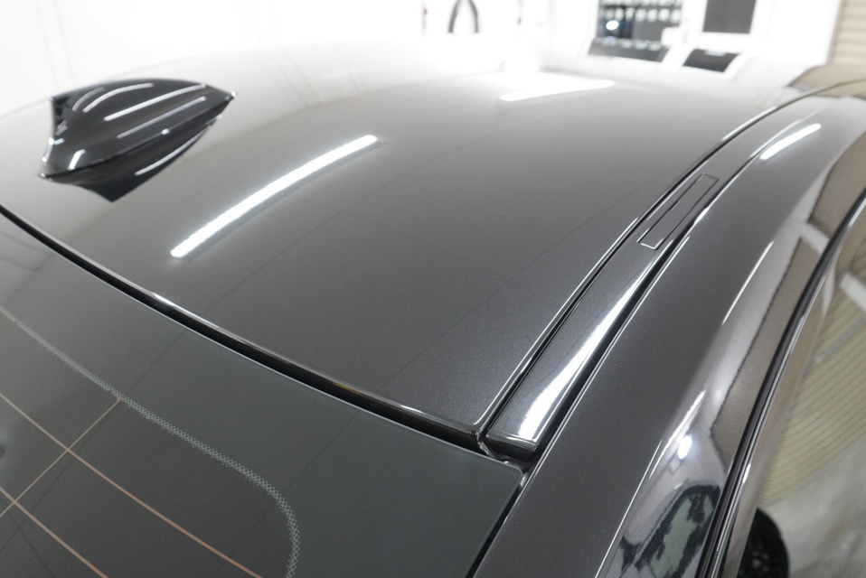 施工後　BMW220（ブラック）　ルーフ面