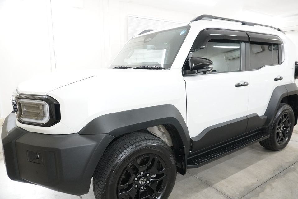 施工後　ランドクルーザーFJ（ホワイト）　車全体