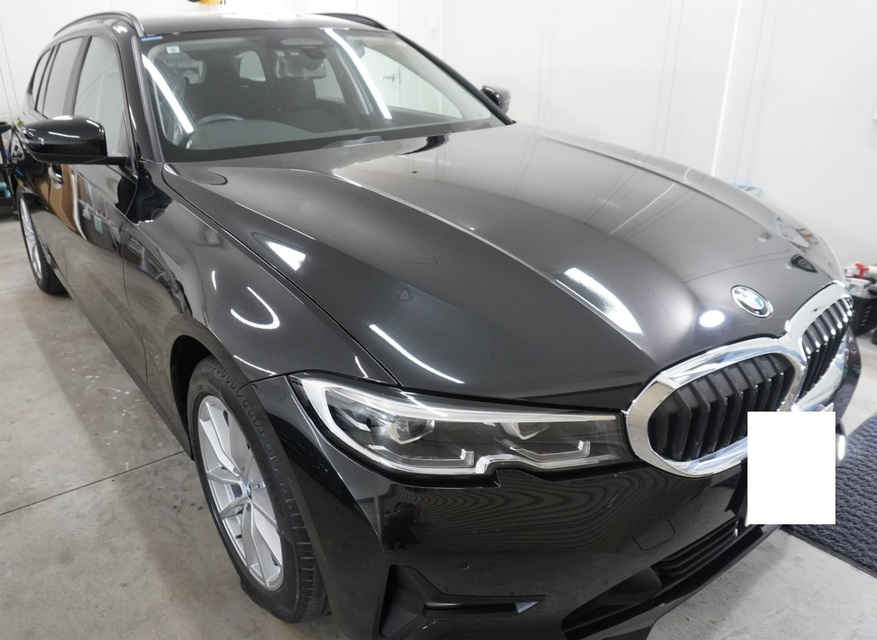 施工後　BMW318(ブラック）　車全体