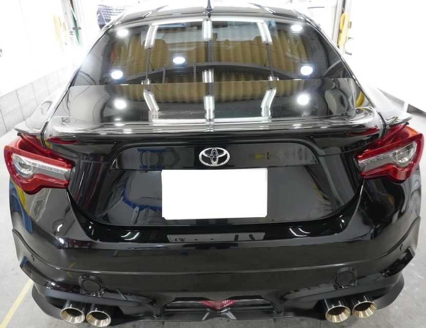 施工後　トヨタ86(ブラック）　リア