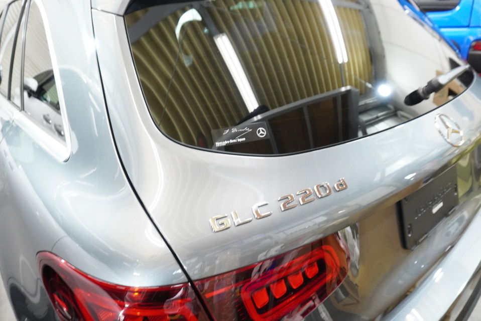 施工後　メルセデスベンツGLC(グレー）　リア